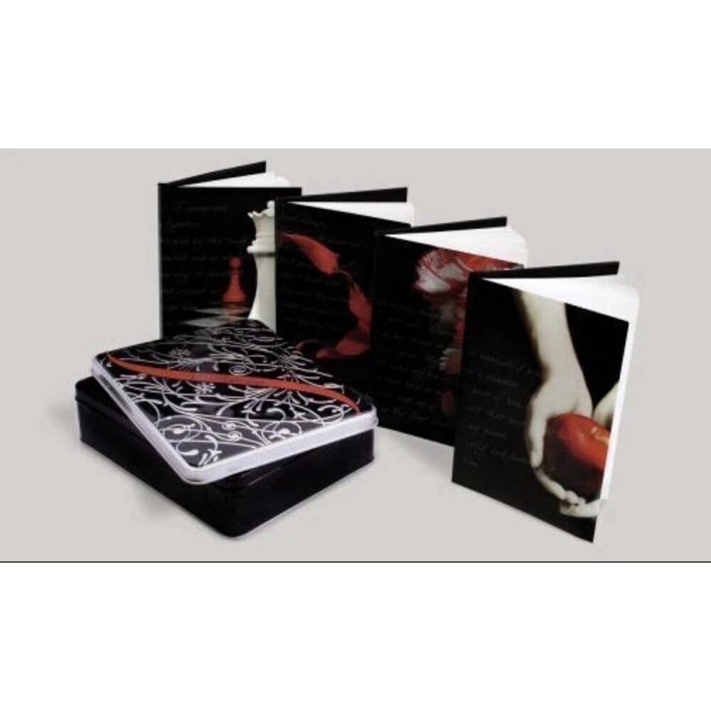 Twilight Saga Journals by Stephenie Meyer (2009, Hardcover) In Tin BRAND NEW